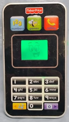 Fisher Price 2012 teléfono inteligente - números • juegos • llamadas - teléfono de juguete para niños Foto 1 de 4