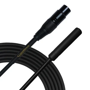 Castline Gold XLR Female to 1/4" TRS Female Patch Cable Mogami Neglex 2549 - Picture 1 of 4