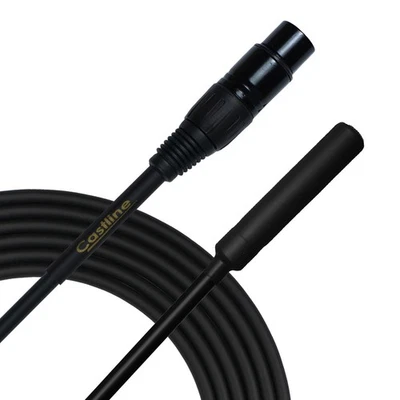 Castline Gold XLR Female to 1/4" TRS Female Patch Cable Mogami Neglex 2549 - Image 1 of 4