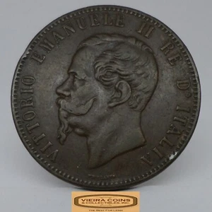 1867-OM Italy 10 Centesimi -  #C36858NQ - Picture 1 of 2