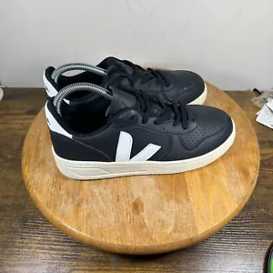 Veja V-10 Black White Shoe Sneakers Men's Size 7 - Picture 1 of 8