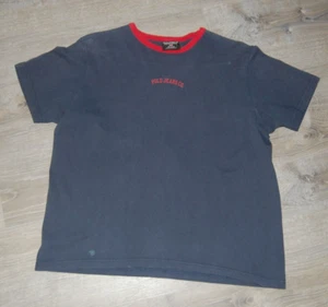 Polo Jeans Co. Ralph Lauren crew Neck Shirt Womens Size Large Navy Blue/Red - Picture 1 of 1