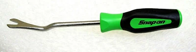 New Snap-On Trim Pad Clips Removal Fork Tool GREEN & BLACK Soft Handle ASG186B - Image 1 of 2
