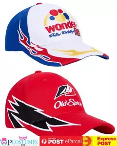 Ricky Bobby Cosplay Costume Nascar Jumpsuit Shirt Racer Hat - Picture 1 of 14