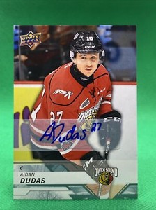 2018-19 Upper Deck CHL Autographs #28 Aidan Dudas AUTO