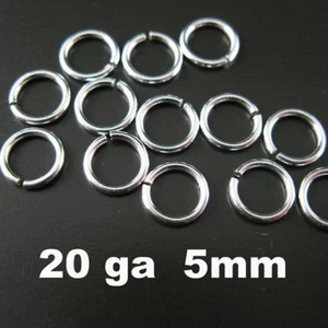 Massive Sterling Silber offene Biegeringe Stärke 20 mm (20 Stück) 925 Italien - Fundstücke - Bild 1 von 3