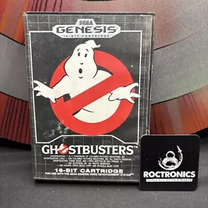Ghostbusters - Sega Genesis, 1990 - Versión Completa Auténtica EE. UU., Raro - Imagen 1 de 12