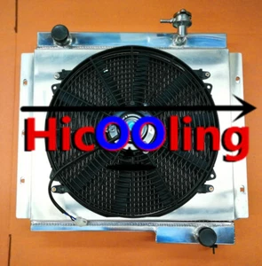 Aluminum Radiator Land Cruiser FJ40 FJ45 40 Series Petrol For Toyota Shroud Fan - Picture 1 of 7