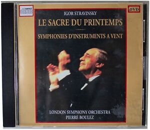 IGOR STRAVINSKY / PIERRE BOULEZ / LSO Le Sacre Du Printemps DVD Classical OOP!