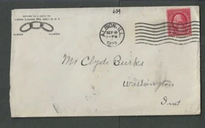 1928 Albion IL The I O O F Independant Order of Odd Fellows A Charitable---- - Imagen 1 de 1