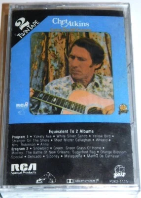 Chet Atkins Guitar for All Seasons 2 TwinTape Cassette Tape 1985 Factory Sealed - Image 1 of 4