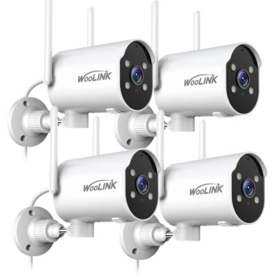 WOOLINK 2K HD Wireless Security Camera Outdoor WiFi IP Camera Night Vision