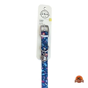 Bond & Co. Blue Blossom Hundehalsband, Medium 15-18 ZOLL Mode für Ihr Fell Baby Neu - Bild 1 von 5