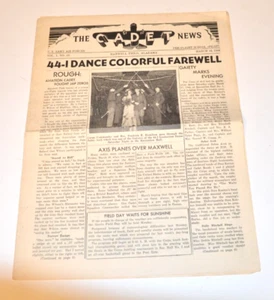 1944 WWII Maxwell Field Alabama March 16 Newspaper 8 pages - Picture 1 of 4