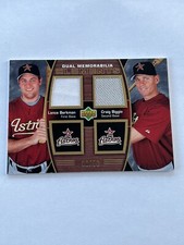 2007 UpperDeck Dual Elements HOF Craig Biggio/Lance Berkman Houston Astros */50