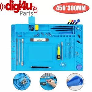 Löten antistatisch magnetisch Silikon Wärmedämmung Pad Schreibtisch Arbeit Reparatur Matte - Bild 1 von 8