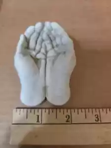 Miniature Gods Hands Stone Holder - Picture 1 of 8