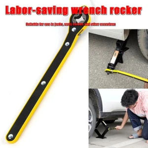 Car Jack Labor Ratchet Wrench Scissor Garage Tire Wheel Lug Handle Repair Tool - Picture 1 of 12