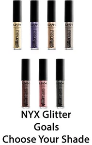 Sombra de ojos líquida NYX Glitter Goals 8 tonos para elegir - Imagen 1 de 24