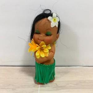 Vintage Hawaiian Girl Plastic Figure Souvenir New - Picture 1 of 5