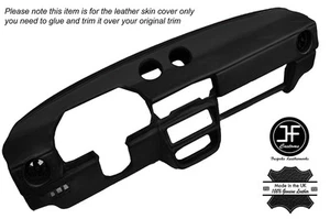 CUBIERTA DE CUERO PARA SALPICADERO DE TABLERO DE PUNTADA NEGRA SE ADAPTA A ALFA ROMEO ALFASUD SPRINT - Imagen 1 de 3