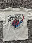Boys, Marvel Spider-Man T-Shirt, Short Sleeves, Gray, Size 6