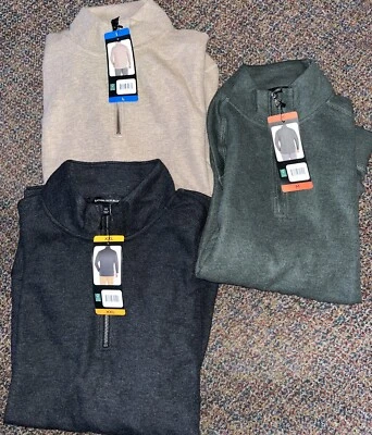 Pullover Banana Republic Waffle Cuarto Cremallera, Tostado VERDE NEGRO 1799236 (VARIOS) Foto 1 de 4