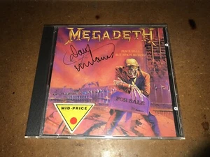MEGADETH Peace Sells But Who's Buying CD SIGNED BY DAVE MUSTAINE - Bild 1 von 4