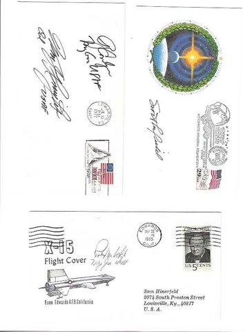 Collection of 9 X-15 aircraft/spacecraft covers Cover