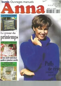 BURDA - ANNA N°01-97 - GARNITURE TOUT EN FLEURS / BRODERIE BARGELLO / SOURIS - Imagen 1 de 2
