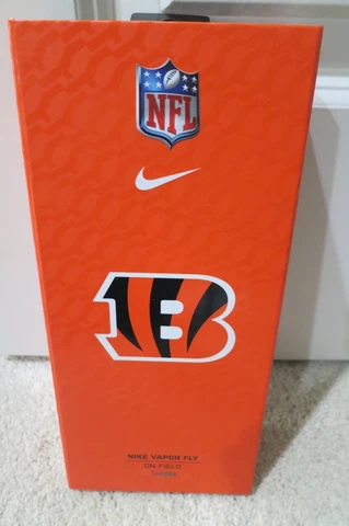 NIKE VAPOR FLY NFL ON FIELD CINCINNATI BENGALS HYPERFUSE RECEIVERS GLOVES  L WOW Cover