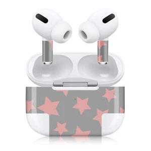 Pellicola Decorativa Protettiva Air Pod Pro 3 Design Set Stelle Rosa Antico - Zdjęcie 1 z 7