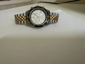 NOS Men's GIVENCHY chronograph Ref.0717 watch from 1990s RARE - Picture 1 of 7
