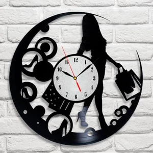 I love shopping design vinyl record clock home decor art club bedroom game  - Picture 1 of 1