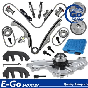 Timing Chain Kit Cam Gear Valve Water Pump Tool For Mazda Ford Lincoln Edge 3.5L - Foto 1 di 16