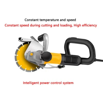 Máquina Ranuradora Sin Escobillas 4500W Máquina Cortadora de Hormigón de Alta Potencia + Bomba de Agua Foto 1 de 4