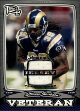 2008 Rookie Progression Veterans Game Worn Jerseys Silver Steven Jackson