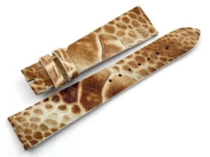 Cinturino Zampa Struzzo Beige Pelle Luxury Hand Made Limited Edition 20mm - Bild 1 von 4