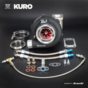 KURO GTX3076R GEN2 Billet Ball Bearing Turbo w/ T3 V-band 1.06 A/R Housing - Foto 1 di 6