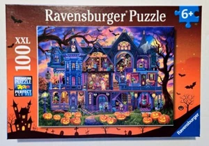NEW "Monster House Party" 100-pc. XXL Halloween Jigsaw Puzzle Ravensburger 2024 - Picture 1 of 5