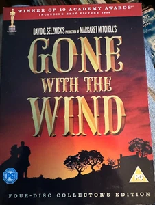 GONE WITH THE WIND - 4 x DVD COLLECTOR'S EDITION BOX SET WITH FREE UK POSTAGE - Picture 1 of 2