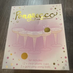 New Pongsecco Prosecco Pong Family Party Drinking Game Champagne Adult Novelty - Picture 1 of 4