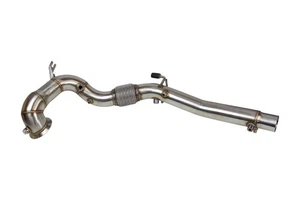 Downpipe acciaio inox V2A upgrade ø 76 mm per VW Golf 8 GTI + Clubsport EA888 Gen.4 - Foto 1 di 2