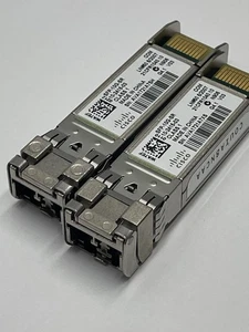 LOTE 2 Transceptores Cisco SFP-10G-SR V03 10GBASE-SR SFP+ 10-2415-03 850nm MMF LC - Imagen 1 de 3