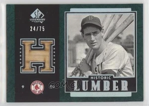 2003 SP Legendary Cuts Historic Lumber /75 Ted Williams #B-TW HOF - Picture 1 of 3