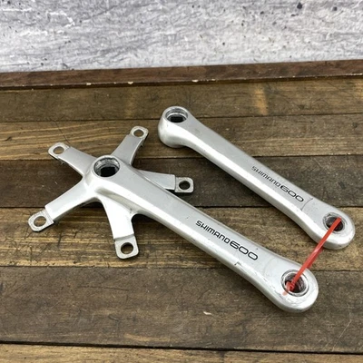 Vintage Shimano 600 FC-6207 Crank Arms 170mm 130 BCD Square Taper Made Japan - Image 1 of 4