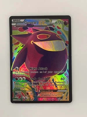 Gengar EX (114 Full Art) 114/119 XY - Phantom Forces Holo - Image 1 of 2