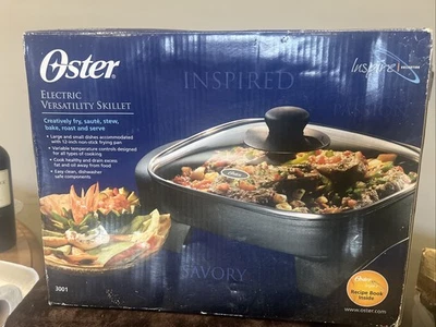 Sartén eléctrica de colección Oster Inspire 3001 2008 12 pulgadas versatilidad nueva stock antiguo Foto 1 de 3