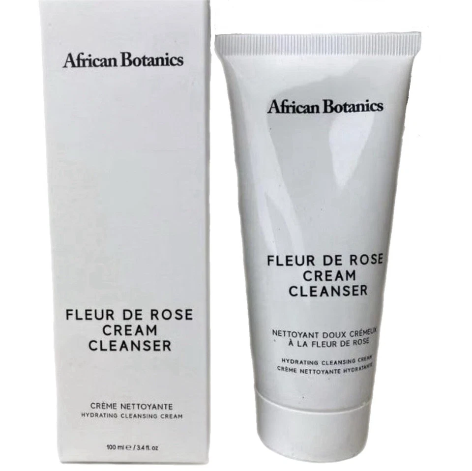 AFRICAN BOTANICS Fleur De Rose Cream Cleanser Gentle Reparative for Dry Skin