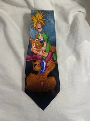 Gravata Vintage 2003 Scooby-Doo e Salsicha Cartoon Network Gravata Usada - Imagem 1 de 3